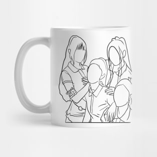 KPOP FANART LINE ART V4 Mug